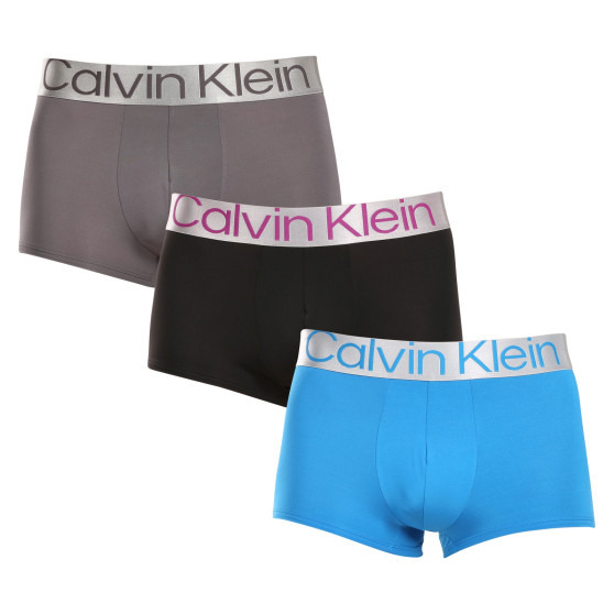 3PACK Vyriški boksininko šortai Calvin Klein daugiaspalviai (NB3074A-MH8)