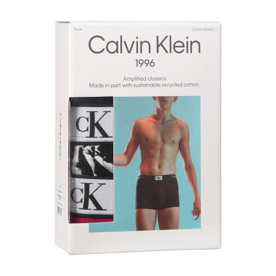 3PACK Vyriški boksininko šortai Calvin Klein daugiaspalviai (NB3528E-MRS)