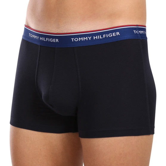 3PACK Vyriški boksininko šortai Tommy Hilfiger tamsiai mėlyni (UM0UM01642 0SS)