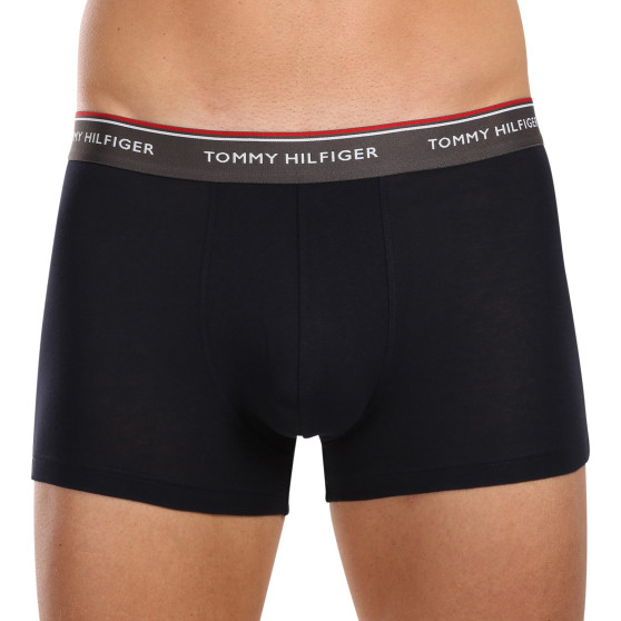 3PACK Vyriški boksininko šortai Tommy Hilfiger tamsiai mėlyni (UM0UM01642 0SS)