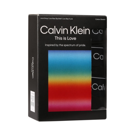 3PACK vyriški apatiniai Calvin Klein mix black (NB3877A-UB1)