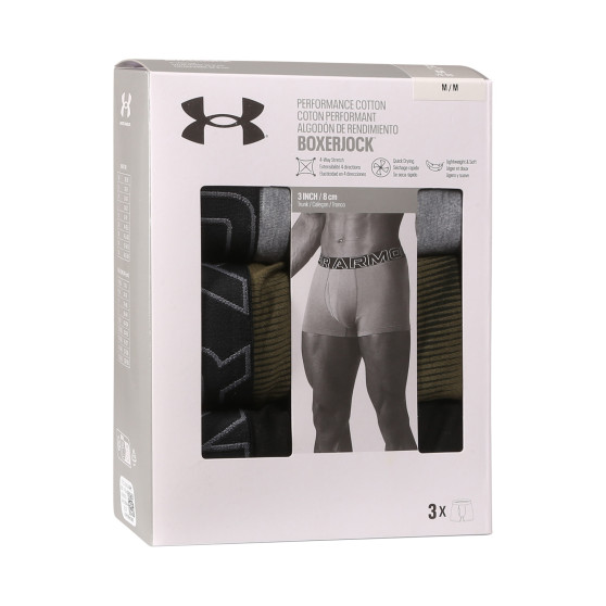 3PACK Vyriški boksininko šortai Under Armour daugiaspalviai (1383892 390)