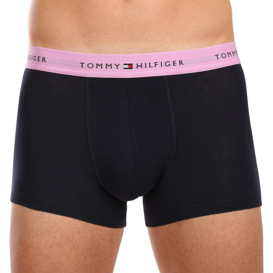 3PACK Vyriški boksininko šortai Tommy Hilfiger tamsiai mėlyni (UM0UM02763 0VI)