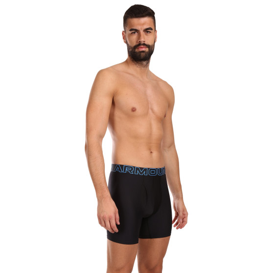 3PACK Vyriški boksininko šortai Under Armour juodi (1383878 002)