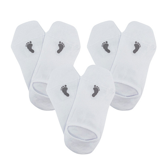 3PACK kojinės VoXX baltos (Barefoot sneaker)