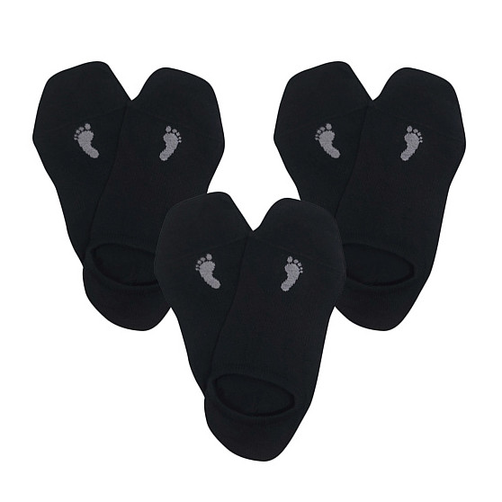 3PACK kojinės VoXX juoda (Barefoot sneaker)