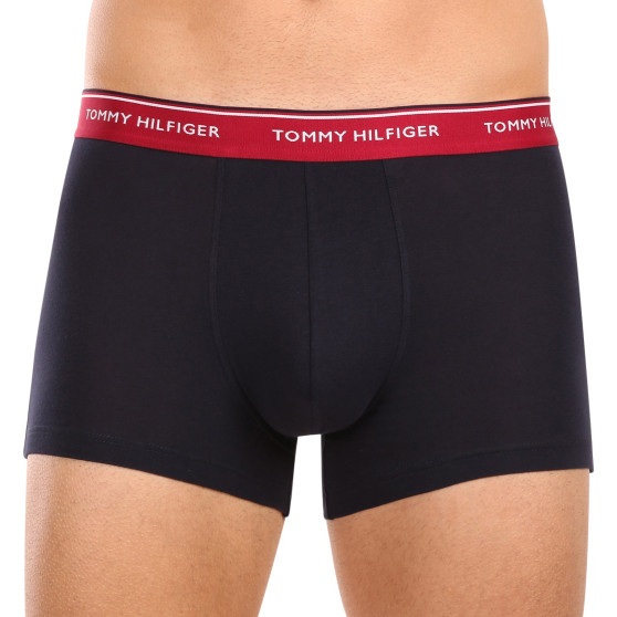 3PACK Vyriški boksininko šortai Tommy Hilfiger tamsiai mėlyni (UM0UM01642 0R6)