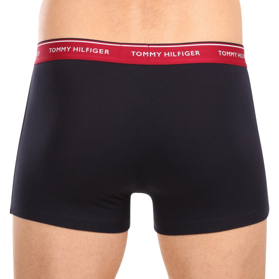 3PACK Vyriški boksininko šortai Tommy Hilfiger tamsiai mėlyni (UM0UM01642 0R6)