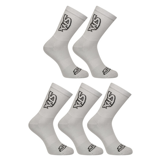 5PACK kojinės Styx high grey (5HV1062)