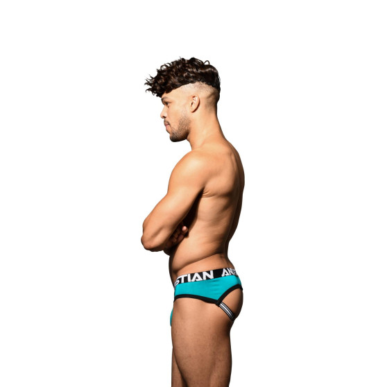 Andrew Christian Vyriškos sportinės kelnės mėlynos spalvos SHOW-IT (93091-TEAL)