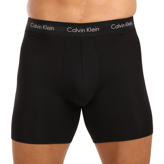 3PACK Vyriški boksininko šortai Calvin Klein juodi (NB1770A-MXT)