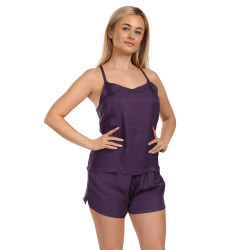 Moteriška pižama Calvin Klein violetinė (QS7153E-LL8)