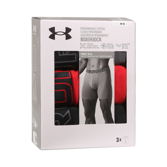 3PACK Vyriški boksininko šortai Under Armour daugiaspalviai (1383889 025)