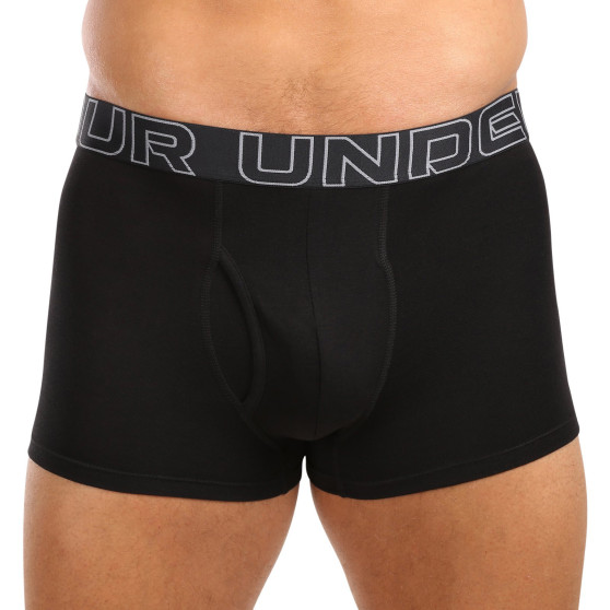 3PACK Vyriški boksininko šortai Under Armour juodi (1383891 001)