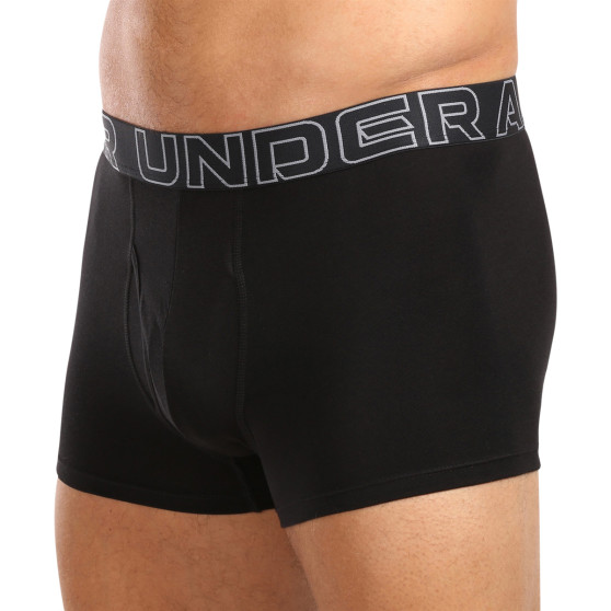 3PACK Vyriški boksininko šortai Under Armour juodi (1383891 001)