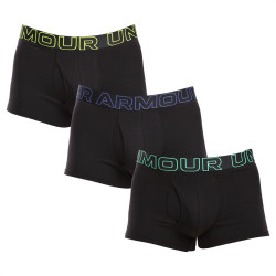 3PACK Vyriški boksininko šortai Under Armour juodi (1383891 002)