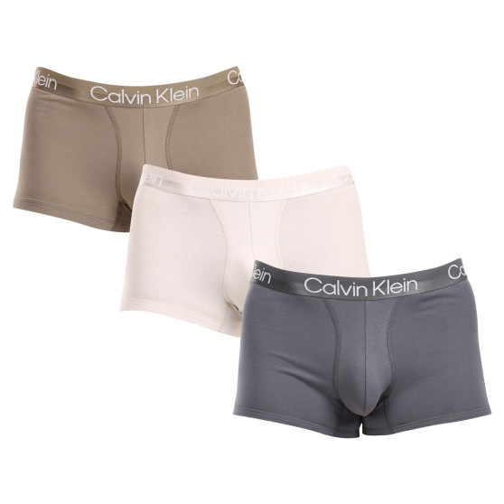 3PACK Vyriški boksininko šortai Calvin Klein daugiaspalviai (NB2970A-N2N)