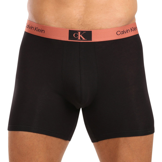 3PACK Vyriški boksininko šortai Calvin Klein juodi (NB3529A-MTF)