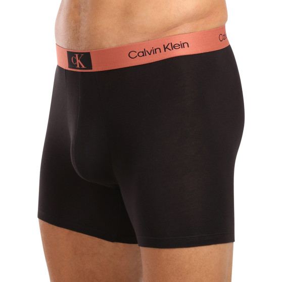 3PACK Vyriški boksininko šortai Calvin Klein juodi (NB3529A-MTF)