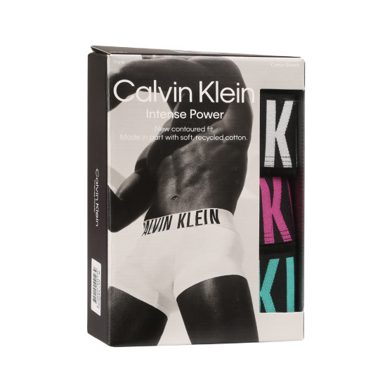 3PACK Vyriški boksininko šortai Calvin Klein juodi (NB3608A-LXR)