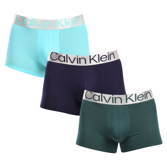 3PACK Vyriški boksininko šortai Calvin Klein daugiaspalviai (NB3130A-N2M)