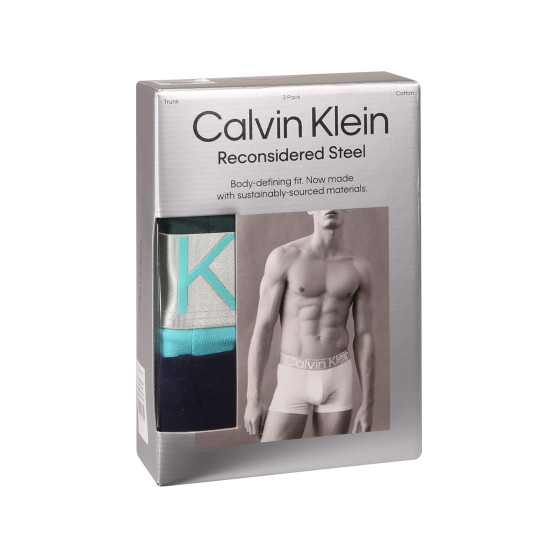 3PACK Vyriški boksininko šortai Calvin Klein daugiaspalviai (NB3130A-N2M)