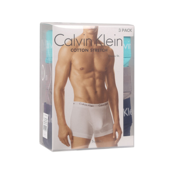 3PACK Vyriški boksininko šortai Calvin Klein daugiaspalviai (U2662G-N56)