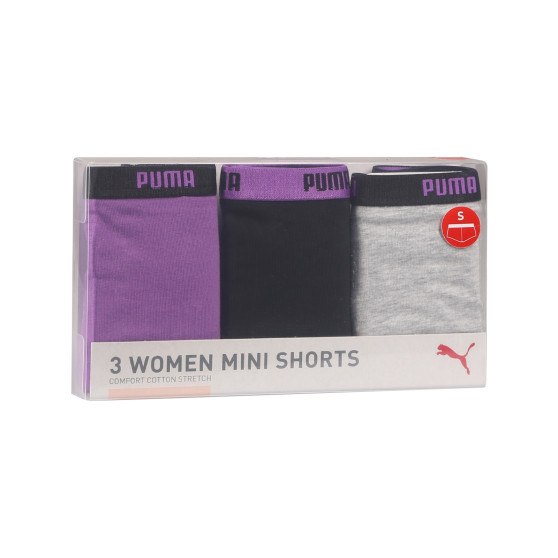 3PACK Moteriškos kelnaitės Puma multicolour (503006001 004)