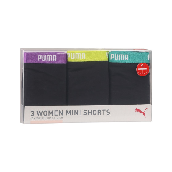 3PACK Moteriškos kelnaitės Puma juoda (503006001 005)