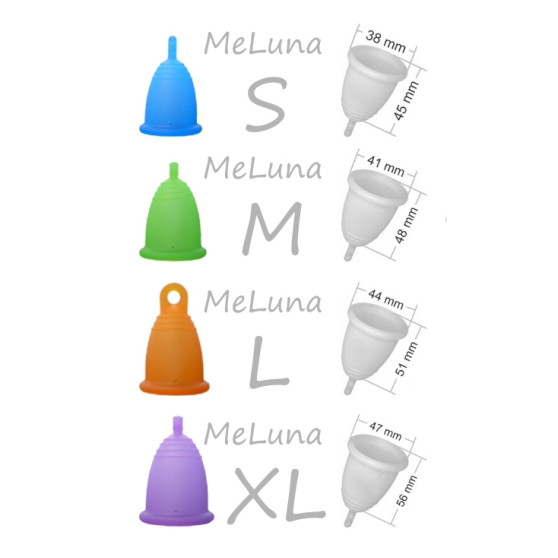 Menstruacinė taurelė Me Luna Soft XL su rutuliuku rožinės spalvos (MELU004)