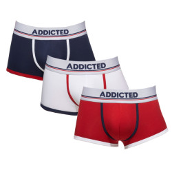 3PACK Vyriški boksininko šortai Addicted multicolour (AD1009P-3COL)