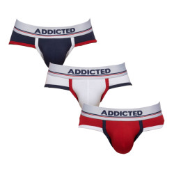 3PACK vyriškos kelnaitės Addicted multicoloured (AD1008P-3COL)