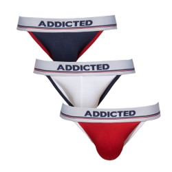 3PACK vyriškos sportinės kelnės Addicted multicoloured (AD1010P-3COL)