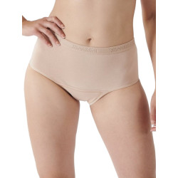 Shreddies Moteriškos funkcinės kelnaitės nuo vidurių pūtimo Hi-Waist Beige (SHRED102B)