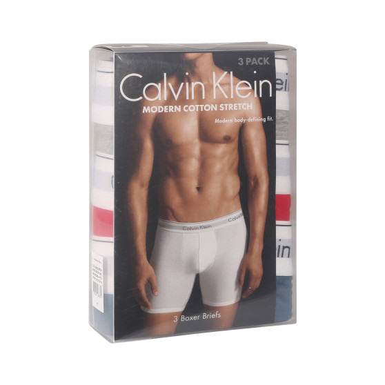 3PACK Vyriški boksininko šortai Calvin Klein daugiaspalviai (NB2381A-N2I)