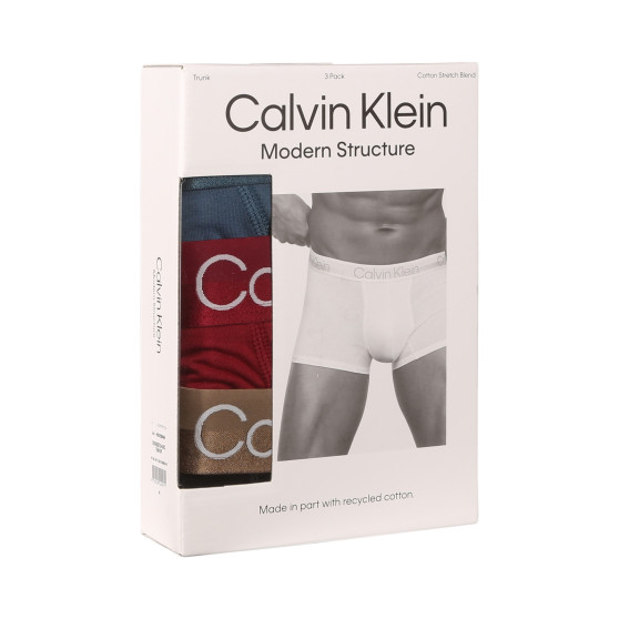 3PACK Vyriški boksininko šortai Calvin Klein daugiaspalviai (NB2970A-MCI)