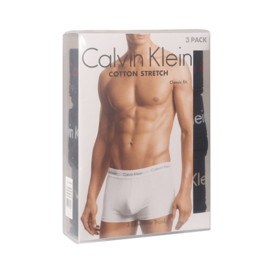 3PACK Vyriški boksininko šortai Calvin Klein juodi (U2664G-NOU)