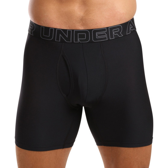 3PACK Vyriški boksininko šortai Under Armour juodi (1383884 001)