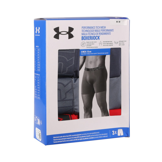 3PACK Vyriški boksininko šortai Under Armour daugiaspalviai (1383884 044)