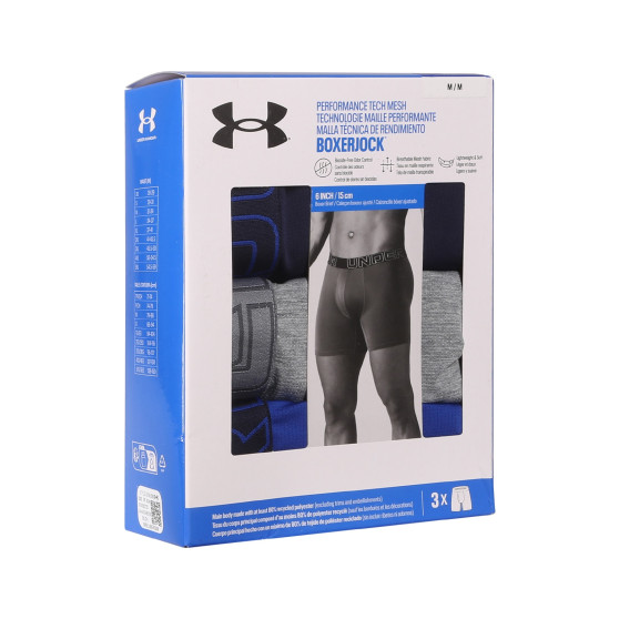 3PACK Vyriški boksininko šortai Under Armour daugiaspalviai (1383884 410)