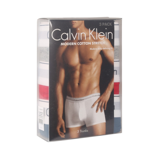 3PACK Vyriški boksininko šortai Calvin Klein daugiaspalviai (NB2380A-N2I)