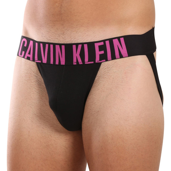 3PACK vyriškos sportinės kelnės Calvin Klein juodos spalvos (NB3606A-LXR)