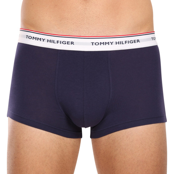 3PACK Tommy Hilfiger vyriški boksininkų šortai oversized tamsiai mėlyni (1U87905252 05G)