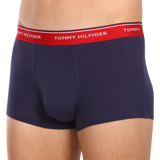 3PACK Tommy Hilfiger vyriški boksininkų šortai oversized tamsiai mėlyni (1U87905252 05G)