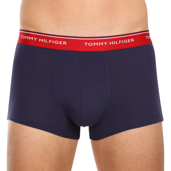 3PACK Tommy Hilfiger vyriški boksininkų šortai oversized tamsiai mėlyni (1U87905252 05G)