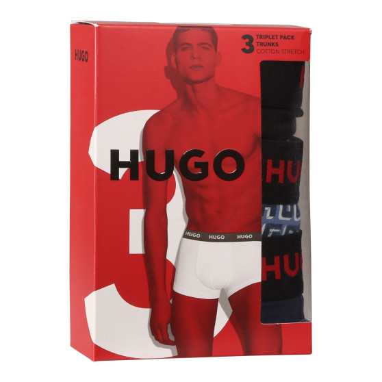 3PACK Vyriški boksininko šortai HUGO daugiaspalviai (50517894 975)