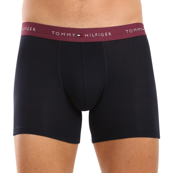 3PACK Vyriški boksininko šortai Tommy Hilfiger tamsiai mėlyni (UM0UM02765 0VZ)