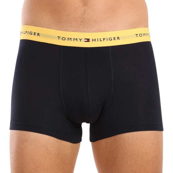 3PACK Vyriški boksininko šortai Tommy Hilfiger tamsiai mėlyni (UM0UM02763 0S0)