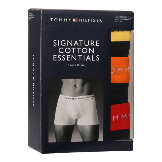 3PACK Vyriški boksininko šortai Tommy Hilfiger tamsiai mėlyni (UM0UM02763 0S0)