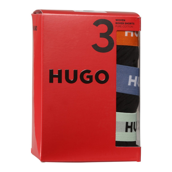 3PACK Vyriški šortai HUGO juodi (50510216 005)